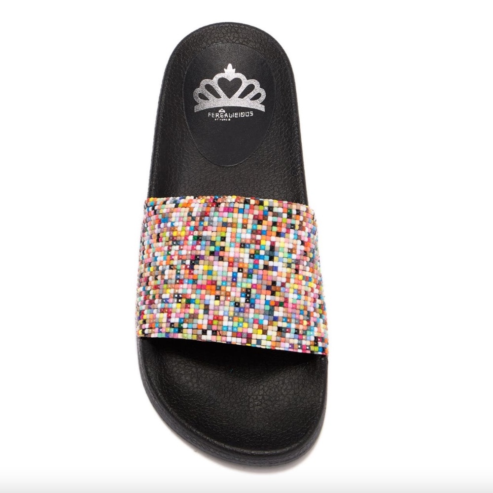 Fergalicious Kandace Slide Sandal Size 7